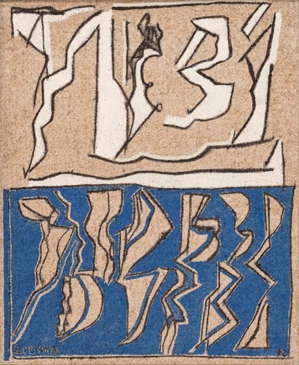 RICCARDO LICATA Ohne Titel 1972  Mischtechnik auf 