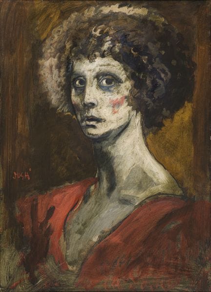 ALBERTO  SUGHI Im Park 1973  Öl auf Leinwand, 70 x