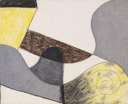 WALTER  FUSI Ohne Titel 1994  Mischtechnik auf Pap