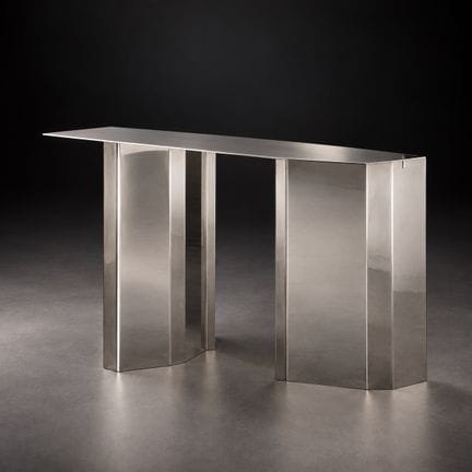 Heim + Viladrich 
Fold 
Console 
Polished stainles