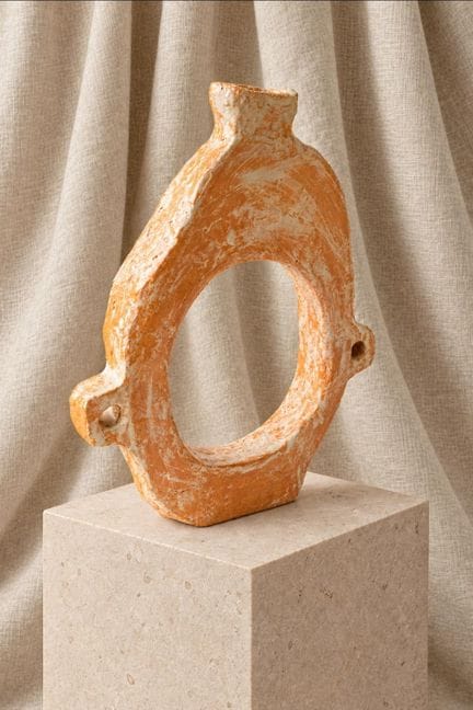 Willem Van Hooff 
Core Vessel Oval 
Vase
Hand-mold