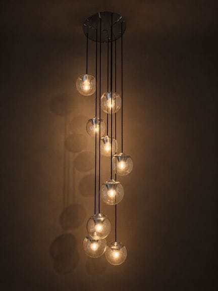 Gino Sarfatti (1912–1985)
Model 2095/9
Nine-light 