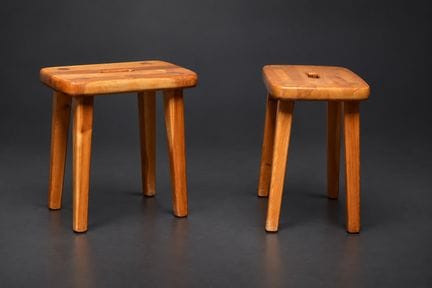 Swedish design
Pair of stools 
Pine
Date of creati