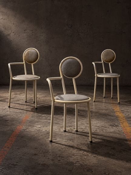 ANONYMOUS
Set of three postmodern chairs, Germany,