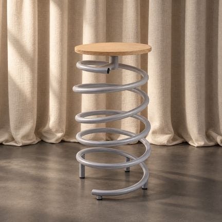 Dries Kreijkamp 
Spring
Sculptural stool
Metal and