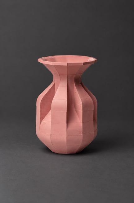 Studio Remy 
Block Vase Classic - Pink
Stoneware f