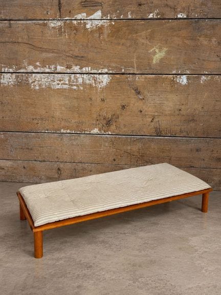 Danish daybed, 1950s 
Pine, cushion made of vintag