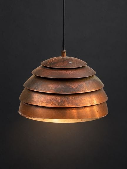Hans Agne Jakobsonn
Hanging Lamp 
Patinated copper