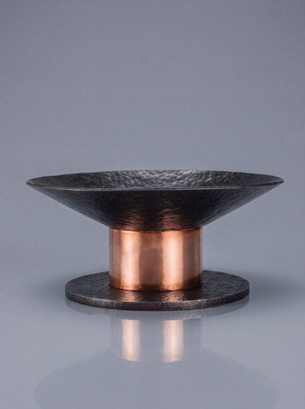 R. Machefer
Candleholder
Iron and copper
Signed R.