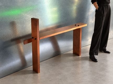 Johan Viladrich 
CB01 
Bench
Polished copper 
One-
