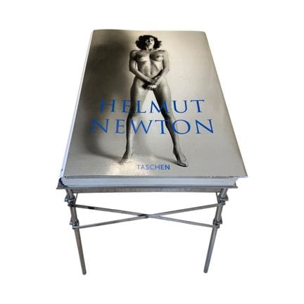 Helmut Newton 
Sumo
Art book
Chrome-plated stand b