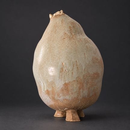 César Rivas 
Uovo Vase 
Clay from Puente del Arzob