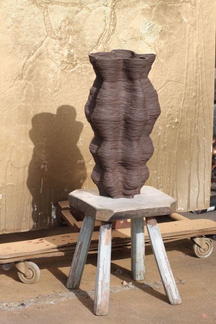 La Gadoue
Mangrove
Sculptural Vase
Black clay, ung