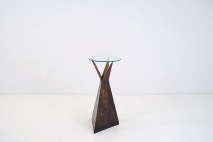J.A. van' t Leven
Sculptural side table
Wood and g
