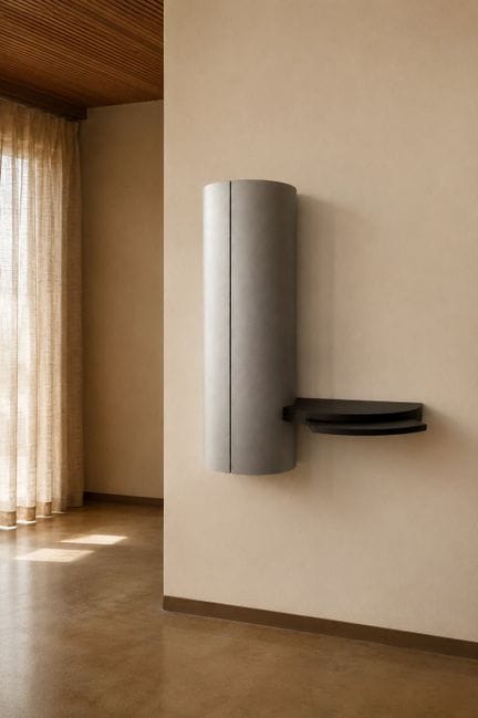 J.A. van ’t Leven (born 1948)
Wall-mounted CD cabi