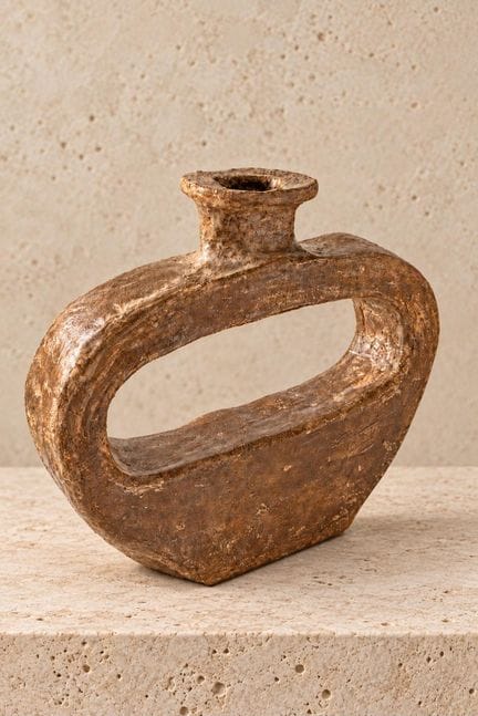 Willem Van Hooff
Core Vessel Thick Oval I Brown 
V