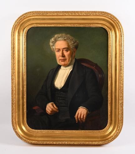 ESCUELA FRANCESA, 1849
Retrato de hombre
Lienzo
91