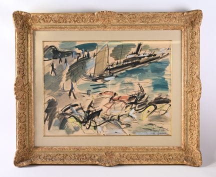 GEN PAUL (1895–1975)
Kutschen in Dinard (1930)
Aqu