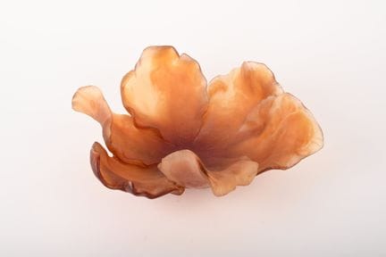 DAUM. Portasogni a forma di fiore in pasta di vetr
