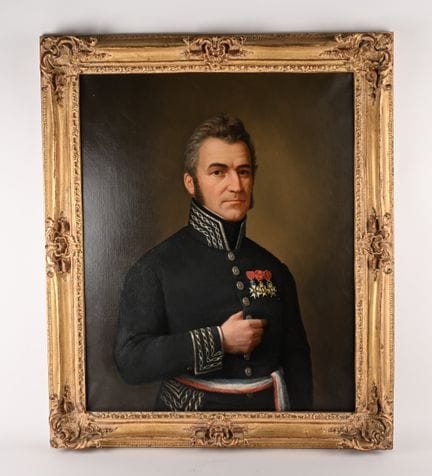 Escuela francesa del siglo XIX.
Retrato de Augusti