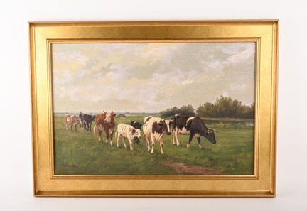 Dirk Peter VAN LOKHORST (1848-hacia 1894)
Las vaca