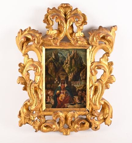 Escuela española del siglo XVII.
Virgen Negra de M