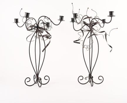 Julie PRISCA (XX secolo)
Coppia di candelabri a 4 