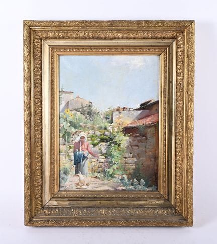 Emile Désiré DAIMEE (1867-1956)
Un rincón del jard