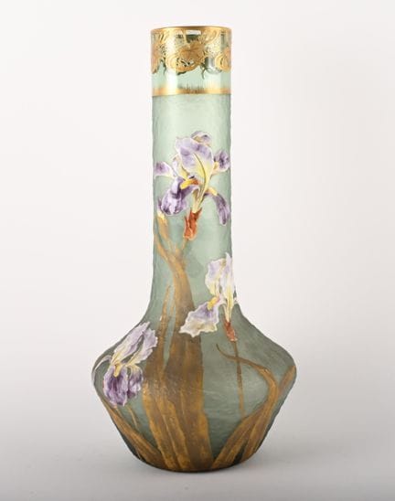 MONTJOYE, CRISTALLERIA DI SAINT-DENIS
"Les Iris". 