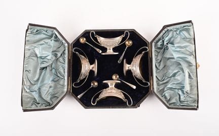 WATERHOUSE & COMPANY, DUBLINO.
Set di quattro sali