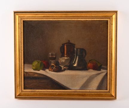 O. CAILLOT (XIX secolo)
Natura morta
Olio su tela,