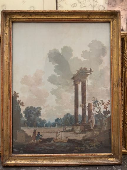 Al gusto de Hubert Robert a la manera del siglo XV