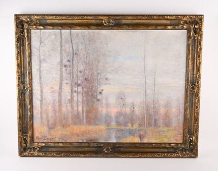 Paul BOCQUET (1868-1947)
A orillas del Vesle
Óleo 