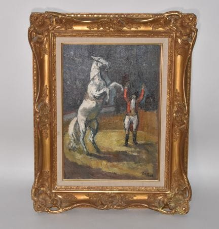 Marcel COSSON (1878-1956)
En el circo, el jinete y