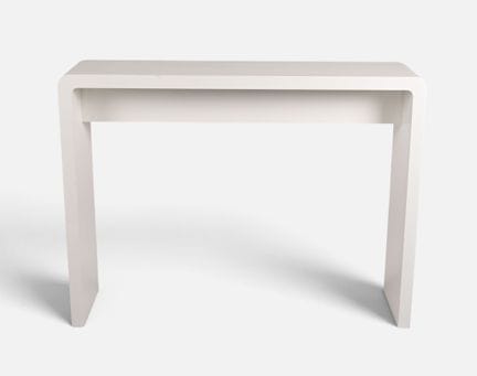 Consolle di forma rettangolare in legno laccato bi