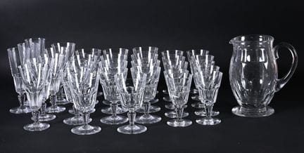BACCARAT, modello Missouri.
Set di bicchieri di cr