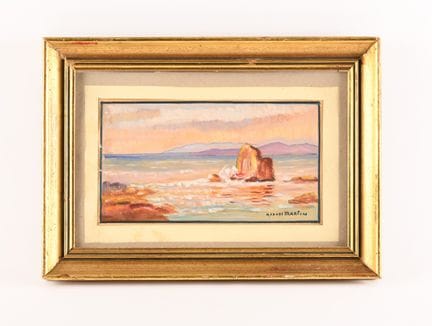 Albert MARTIN (XX secolo)
"Marina con scogli alla 