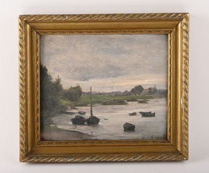 Cécile BOUGOURD (1857-1941)
A orillas del Loira, c