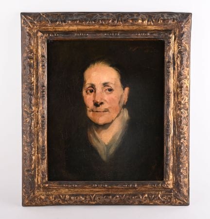 Franck DUVENECK (1848-1919)
Retrato de busto de un