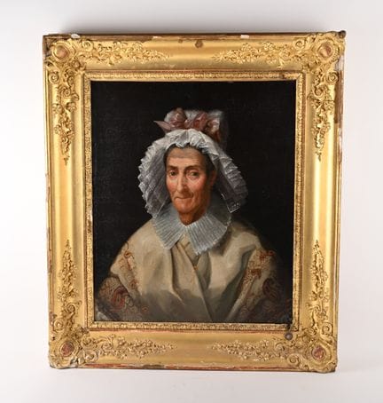 Escuela francesa del siglo XIX
Retrato de una anci