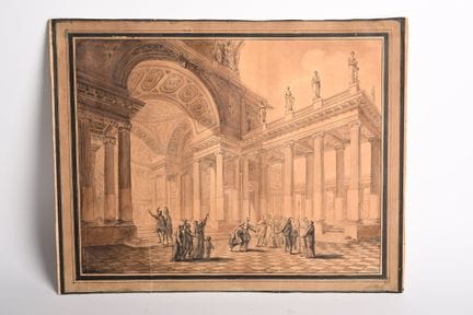 Louis BINET (1744-1800)
Progetto di decorazione ar