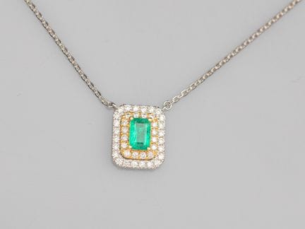 Halskette aus zweifarbigem Gold 750°/°° (18K), For