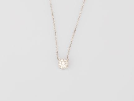 Halskette aus 750°/°° (18 K) Weißgold mit Forçat-G