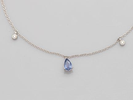 Collana a catena forçat in oro bianco 18 carati co