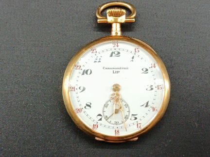 LIP - Orologio da tasca in oro giallo 18 carati 75