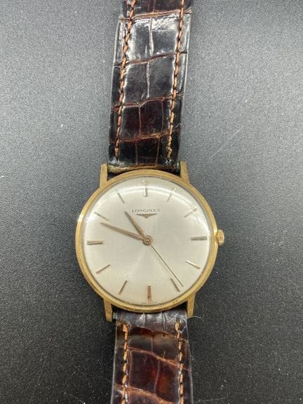 LONGINES, orologio da uomo in oro giallo 18 carati