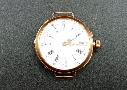 Quadrante dell'orologio in oro giallo 18 carati 75