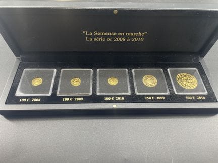 RARO Cofanetto BU, completo "LA SEMEUSE EN MARCHE"