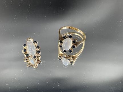 Set in oro giallo 18 carati 750/° composto da un a