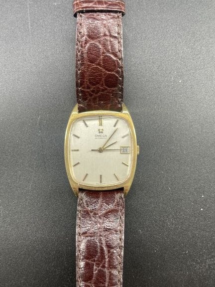 OMEGA, orologio da uomo in oro giallo 18 carati 75